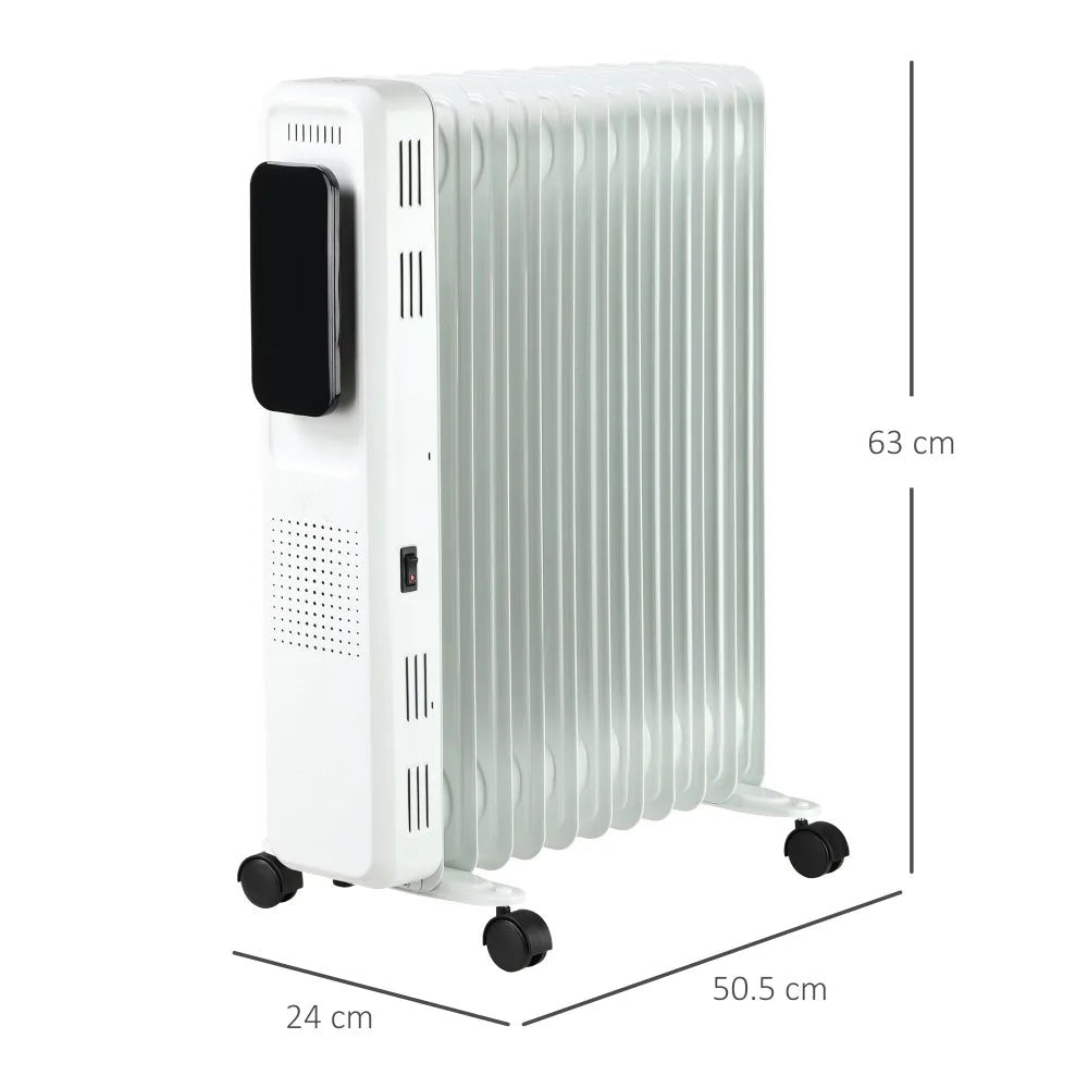 Electric Radiator – 11 Fins, White | Fast Room Warming - Image 5