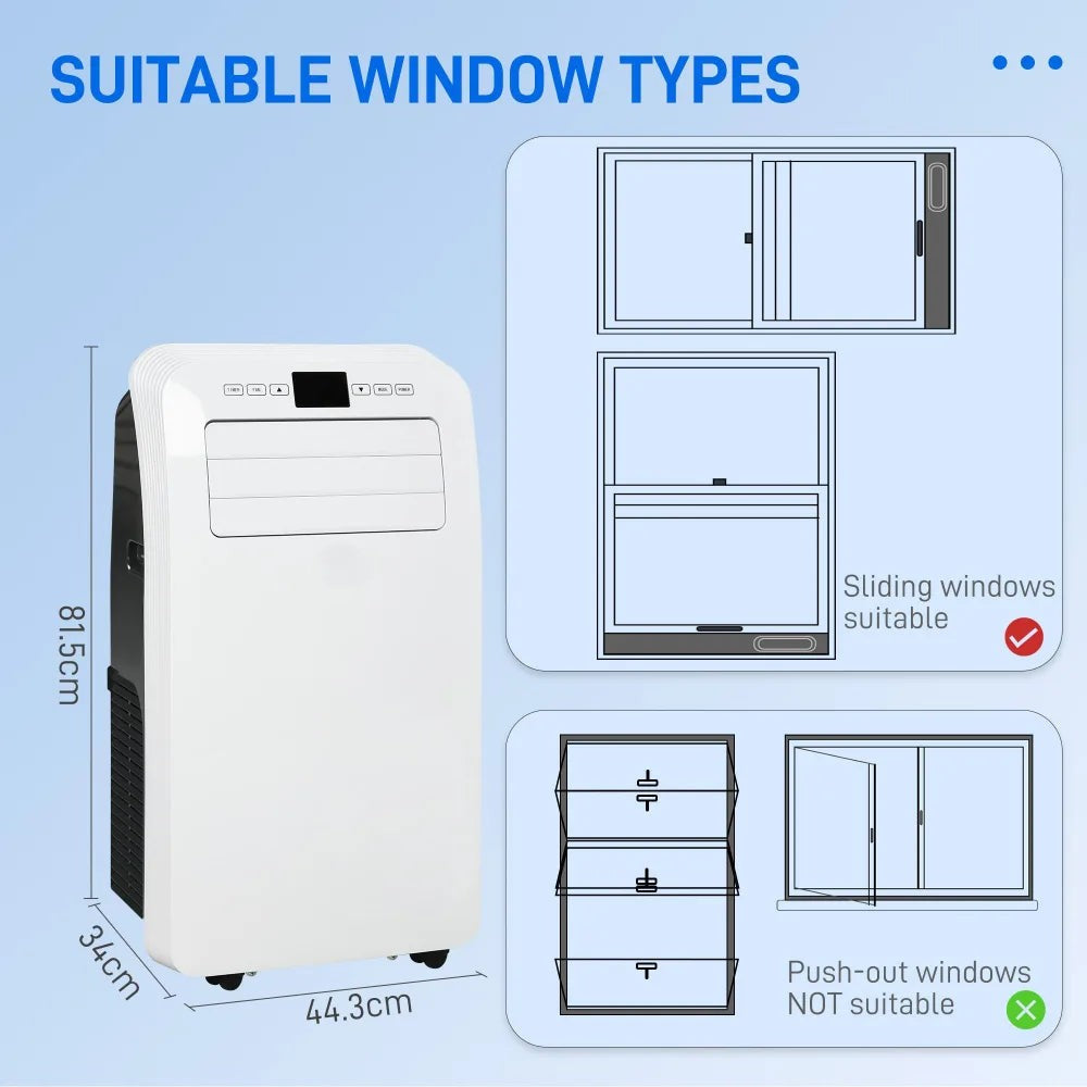 Portable Air Conditioner – 3-in-1, White | Cools, Dehumidifies & Fans - Image 5