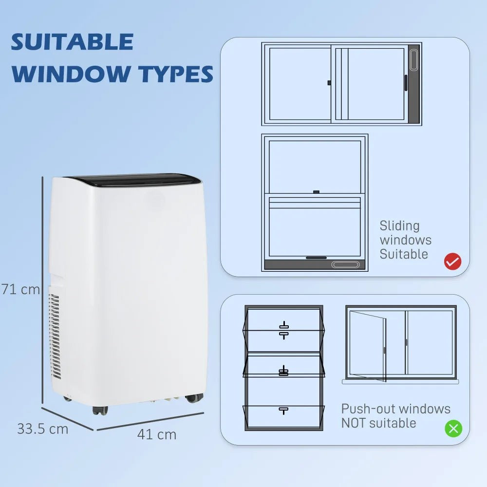 Portable Air Conditioner – 3-in-1, 14000 BTU | Cools & Dehumidifies Rooms - Image 5