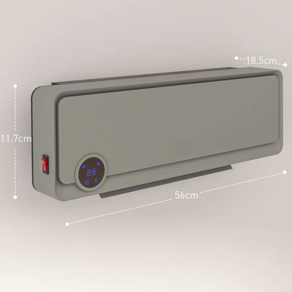 Electric Heater – 1000W/2000W, Grey | Stay Cosy All Winter - Image 5