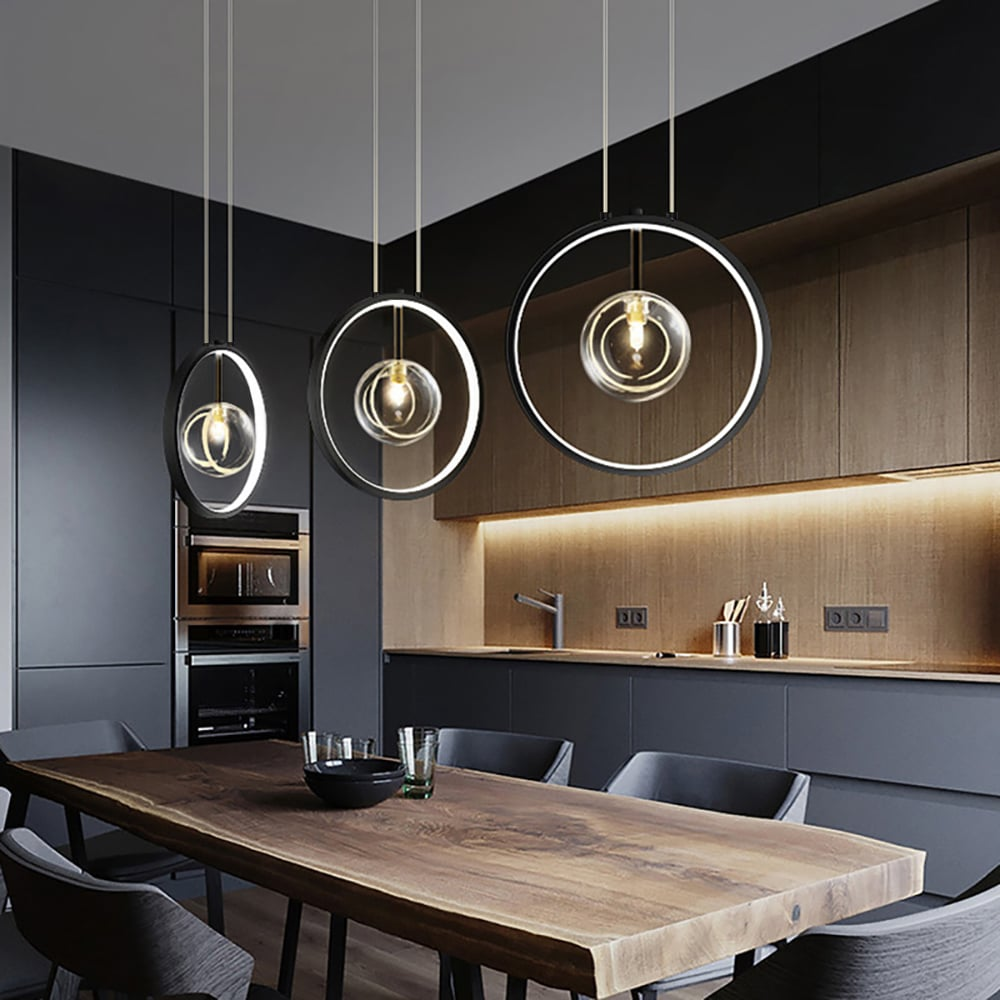 Pendant Light Black Glass - NEVOXX | Chic Industrial