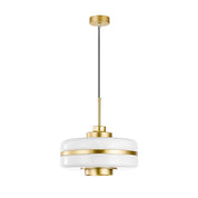 Pendant Light Glass Metal - SYRMAX | Warm Ambiance