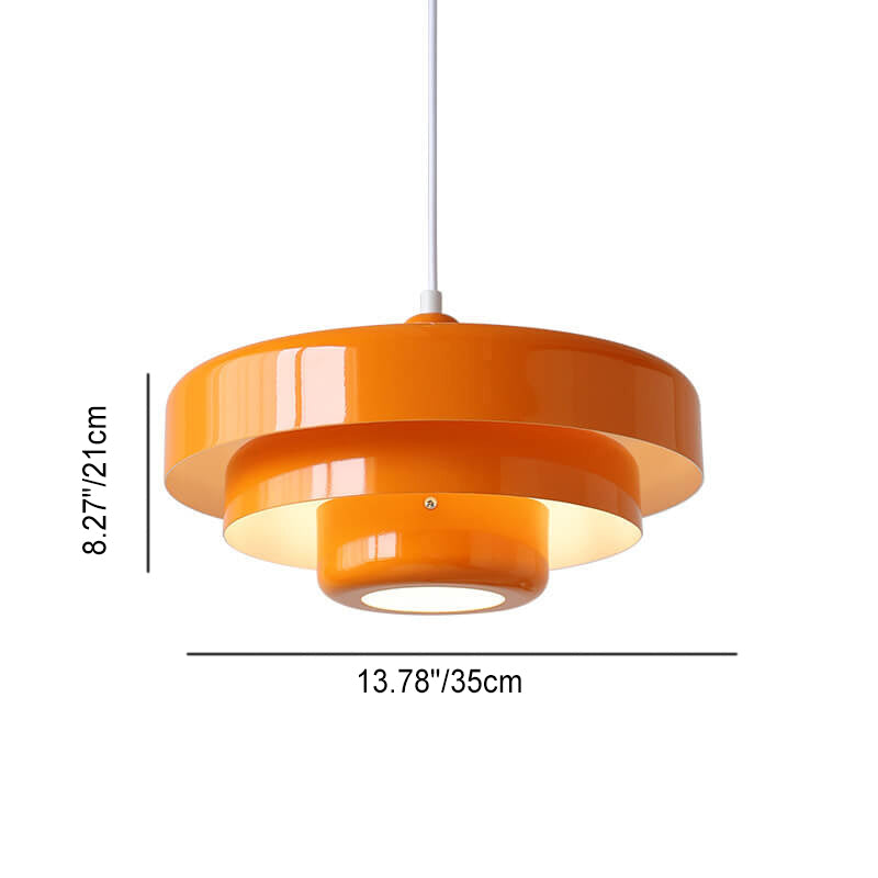Pendant Light Metal Orange - RYKERX | Vintage Charm