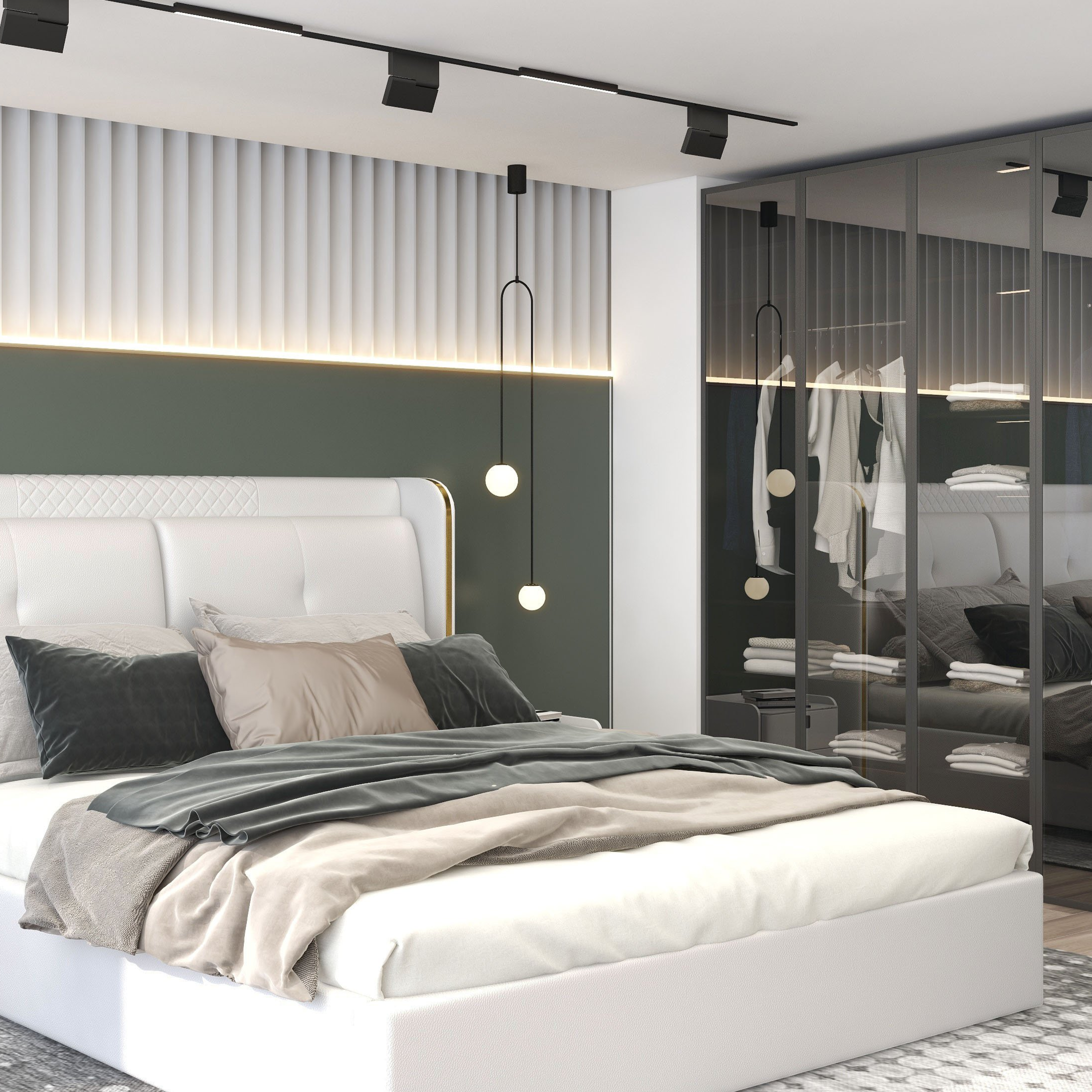 Pendant Light U-Shaped Gold - TRIAXE | Modern Luxury