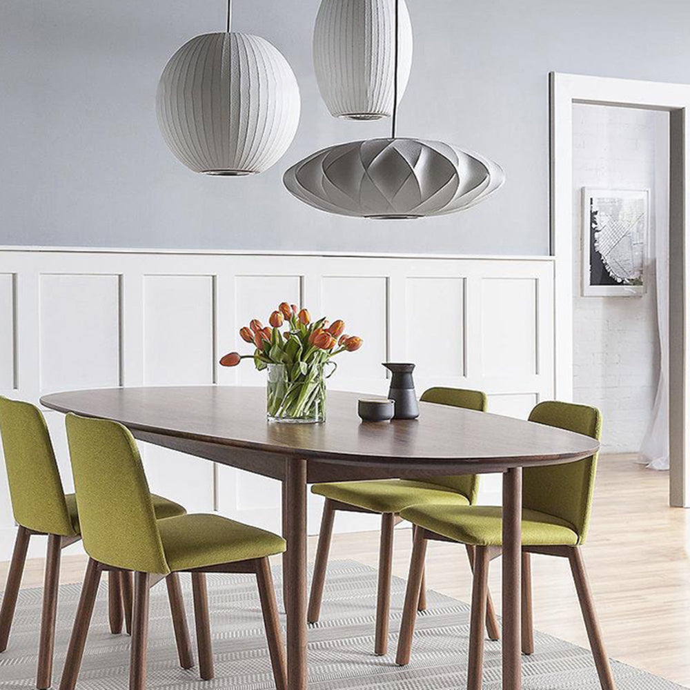 Renée Suspension Vintage, Métal/Tissu, Blanc, Bar