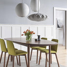 Renée Suspension Vintage, Métal/Tissu, Blanc, Bar