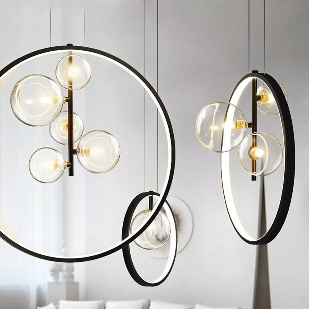 Pendant Light Nordic Glass Cage - TALONX | Stylish UK Lighting
