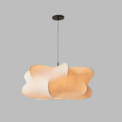 Pendant Light Silk & Iron - RONDEL | Serene Lighting