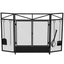 Fire Guard Screen – Tri-fold, Black | Protect & View Fire