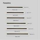 Edge Applique Murale Extérieur Moderne Étanche LED Métal Noir/Blanc