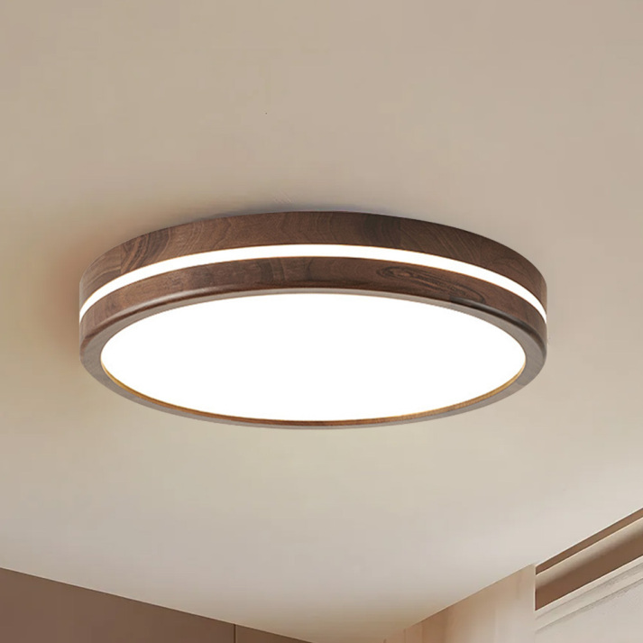 Ceiling Light Wooden LED - CASTOR | Warm Lighting
