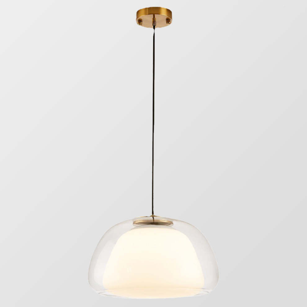 Pendant Light Milk Glass - TURBAN | Elegant Lighting