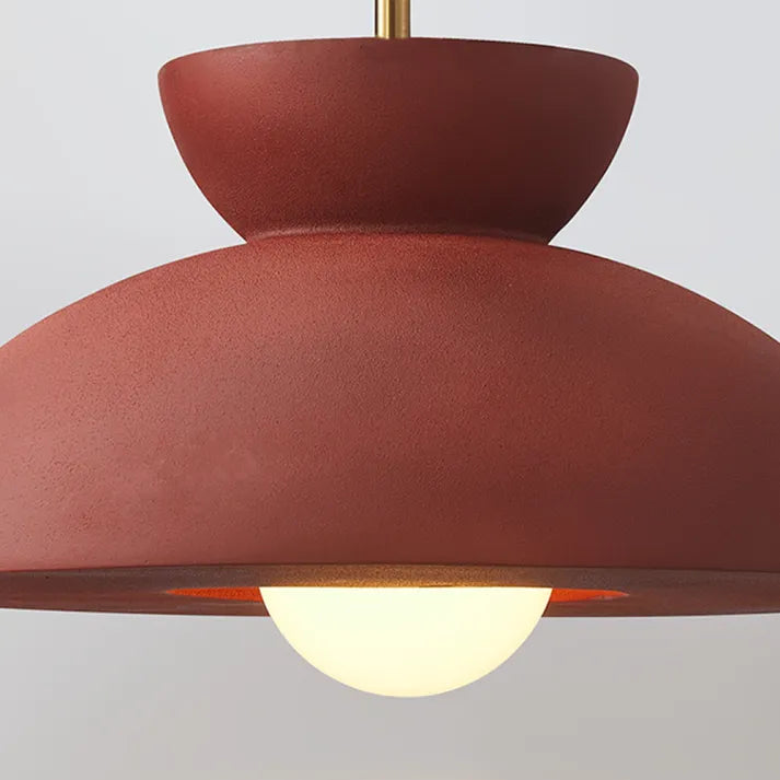 Pendant Light Green Metal - SYNAXE | Dining Ambiance