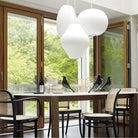 Renée Suspension Vintage, Métal/Tissu, Blanc, Bar