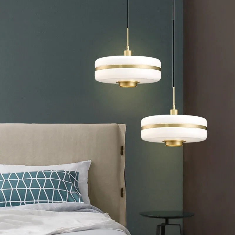 Pendant Light Glass Metal - SYRMAX | Warm Ambiance