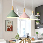 Pendant Light Metal Wood - STRYXA | Modern Style