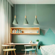 Pendant Light Metal Wood - STRYXA | Modern Style