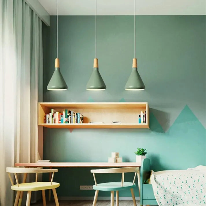 Pendant Light Metal Wood - STRYXA | Modern Style