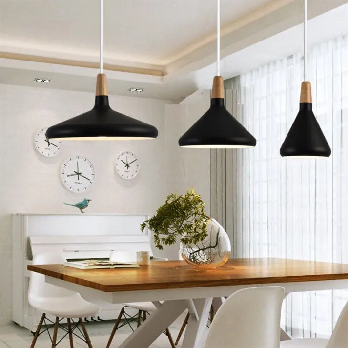 Pendant Light Metal Wood - STRYXA | Modern Style