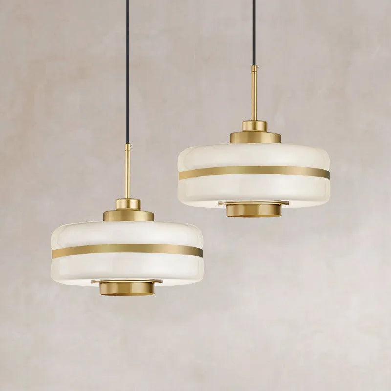 Pendant Light Glass Metal - SYRMAX | Warm Ambiance