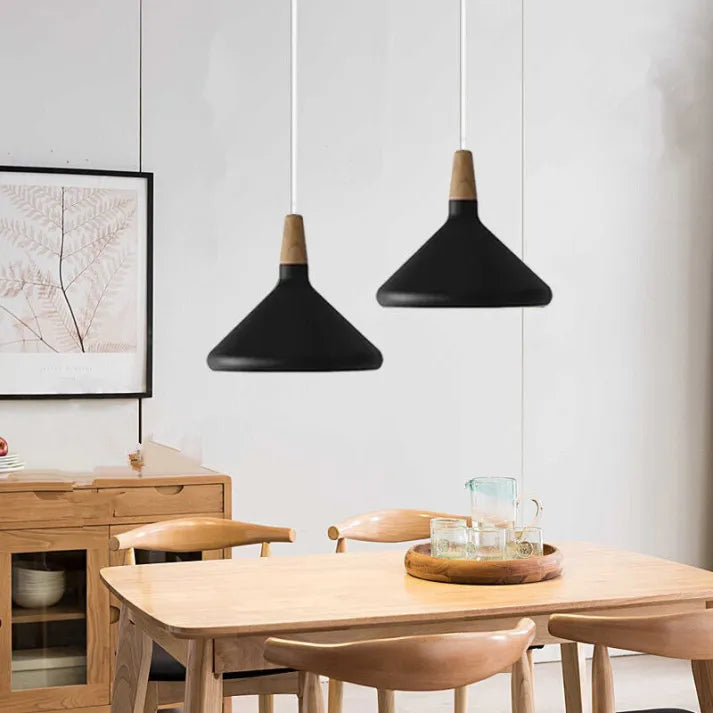 Pendant Light Metal Wood - STRYXA | Modern Style