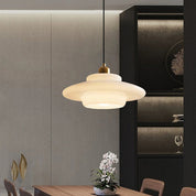 Pendant Light Brass White Glass - RIGELX | Elegant Style
