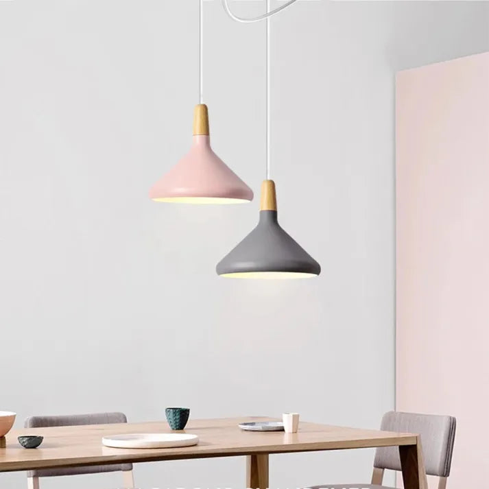 Pendant Light Metal Wood - STRYXA | Modern Style