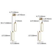Pendant Light Gold Brass LED - IOVEXA | Luxe Lighting