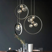 Pendant Light Nordic Glass Cage - TALONX | Stylish UK Lighting