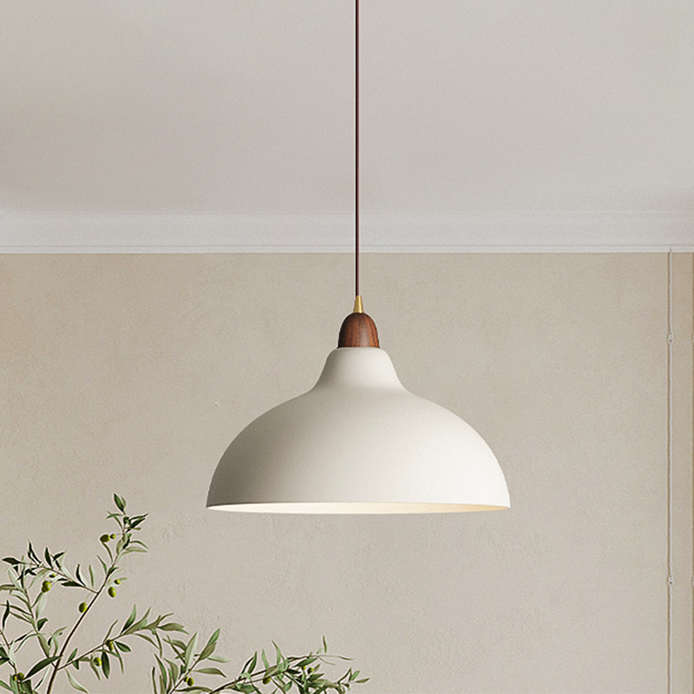 Pendant Light Wood Metal - SOLTIS | Warm Ambiance