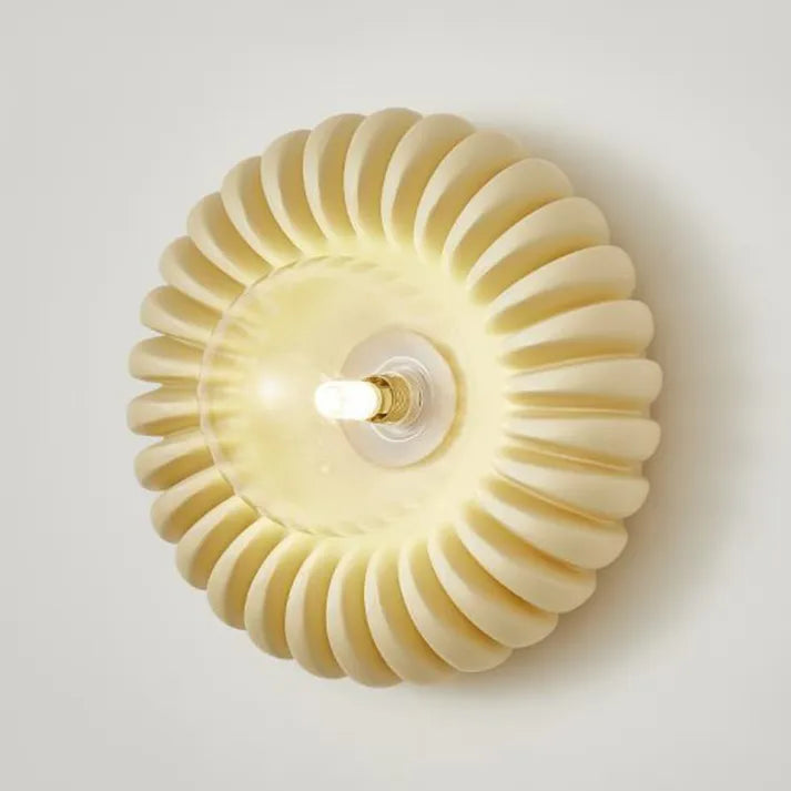 Wall Light Resin Beige - CRYSTAL | Serene Light