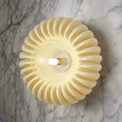 Wall Light Resin Beige - CRYSTAL | Serene Light