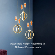 Pendant Light Brass LED - TRONOS | Modern Style