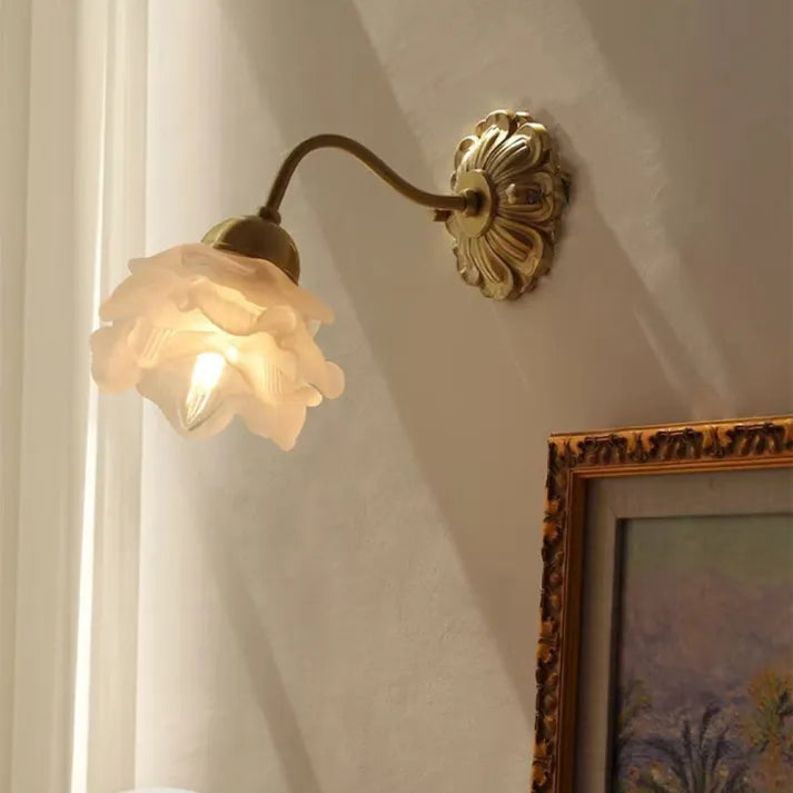 Wall Light Vintage Copper Floral - ACRONX | Elegant Glow