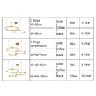 Arisha Suspension Anneau Moderne Métal Noir/Doré/Café Salon