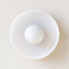 Leilani Plafonnier Dôme Moderne, Verre/Métal, Blanc/Vert/Orange, Salon