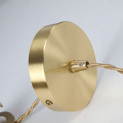 Pendant Light Gold Flower Glass - ZOSMAX | Elegant Glow