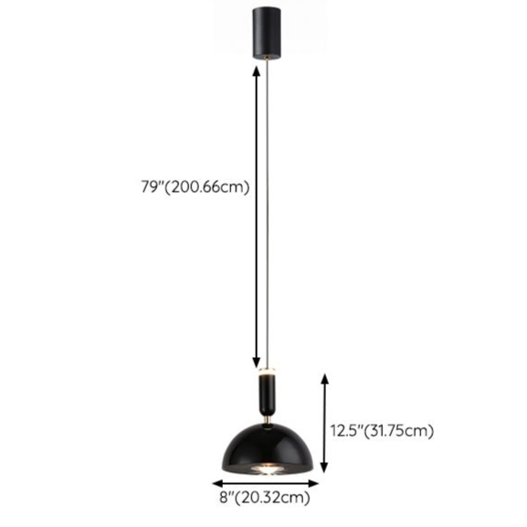 Pendant Light Black LED - SYRINX | Nordic Elegance