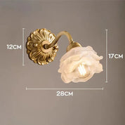 Wall Light Vintage Copper Floral - ACRONX | Elegant Glow