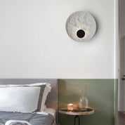 Wall Light Moon Globe Resin - AMBARX | Serene Glow