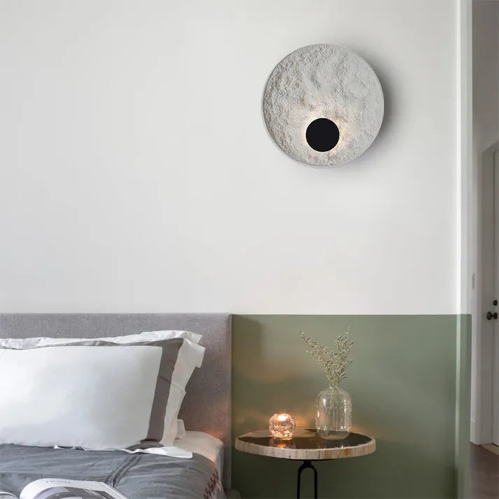 Wall Light Moon Globe Resin - AMBARX | Serene Glow