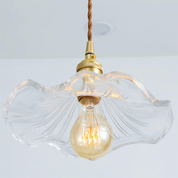 Pendant Light Green Glass Brass - SENZOR | Elegant Ambiance