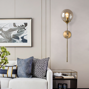 Wall Light Smoked Glass Gold - NIMBEX | Ambient Lighting