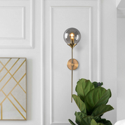 Wall Light Smoked Glass Gold - NIMBEX | Ambient Lighting