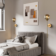 Wall Light Smoked Glass Gold - NIMBEX | Ambient Lighting