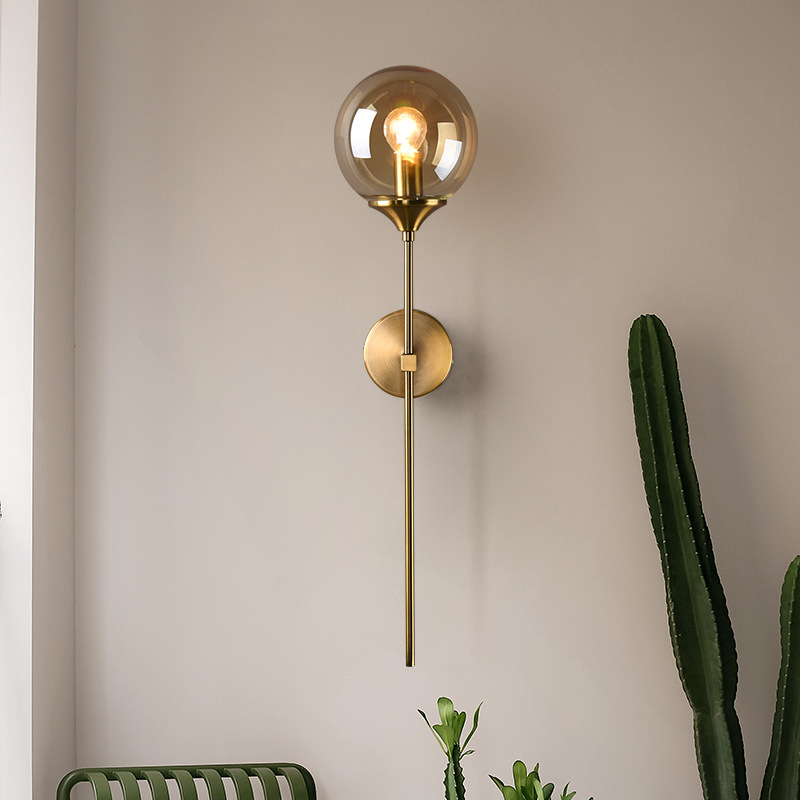 Wall Light Smoked Glass Gold - NIMBEX | Ambient Lighting