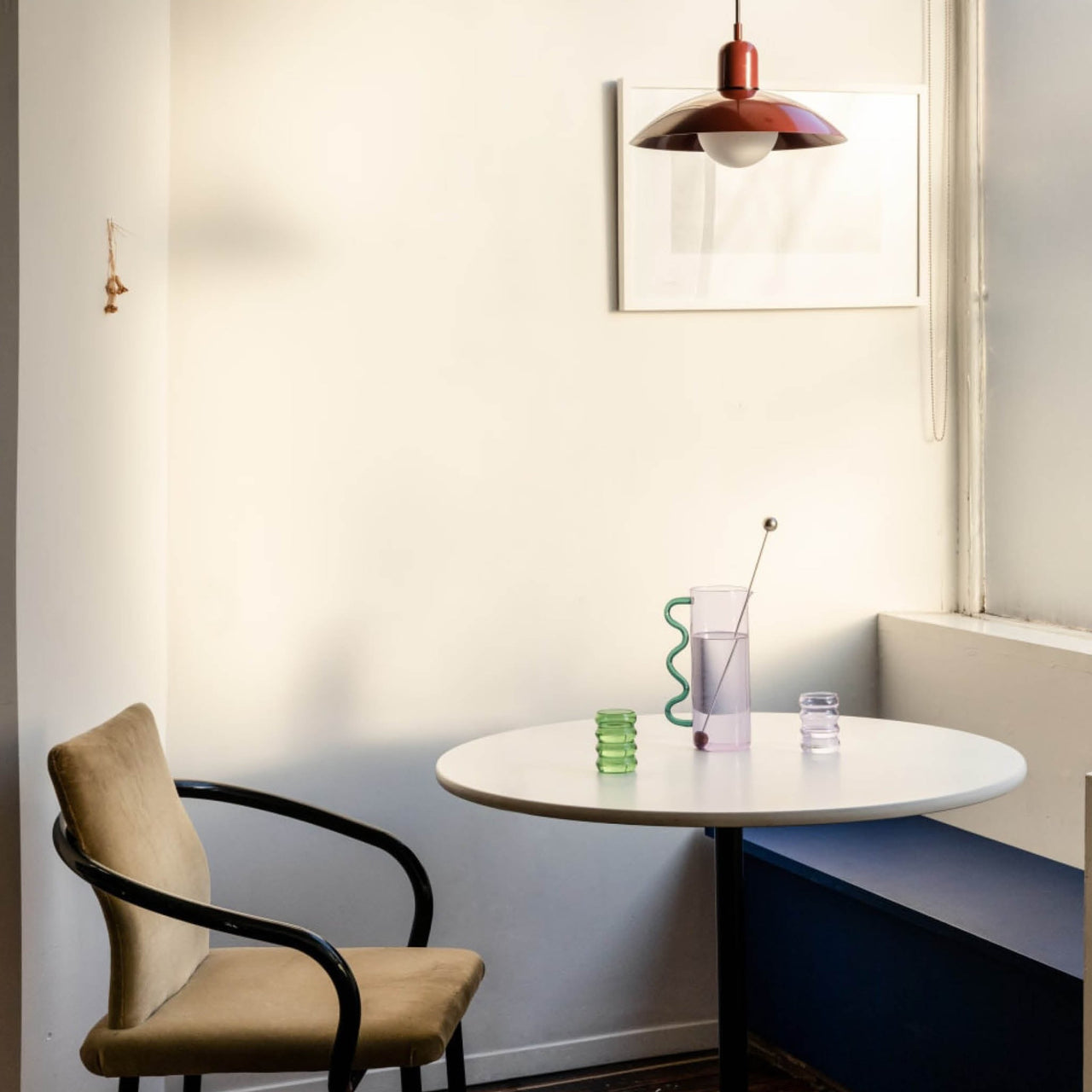 Pendant Light Coloured Glass - XELIOS | Modern Elegance