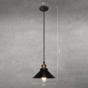 Pendant Light Brass Cone - PRIMEX | Warm Glow