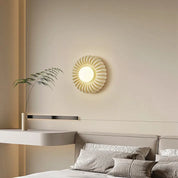 Wall Light Resin Beige - CRYSTAL | Serene Light