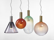Pendant Light Glass Gold - ZIRCON | Sophistication